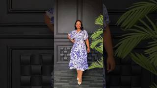 Elegant Wrap Max Dress #zamakalefashion #fashion #afrifashion #africanfashion