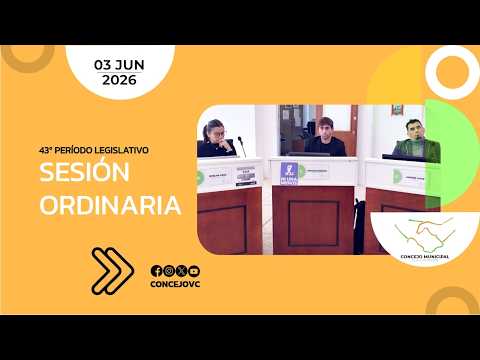 Sesión Ordinaria N14 | 03JUN2026
