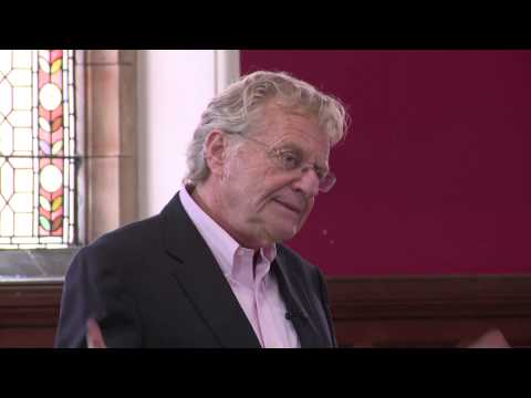 Jerry Springer | Full Address Oxford Union