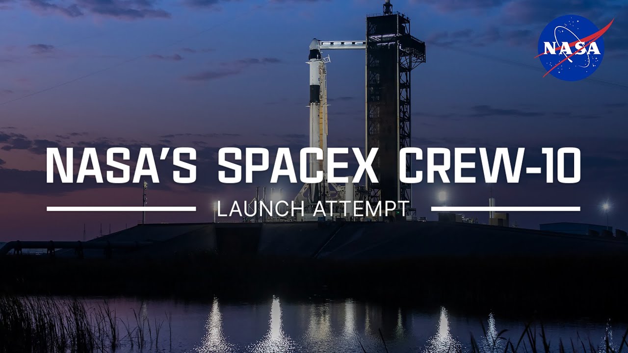 NASA's SpaceX Crew-10 Launch (Official NASA Broadcast)