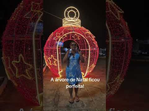A árvore de Natal na Praça Giradouro ficou perfeita !Juazeiro do Norte-CE