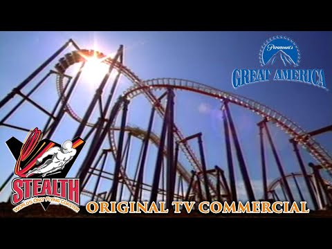 Stealth at Paramount’s Great America – 2000 TV Spot (World’s First Flying Coaster)