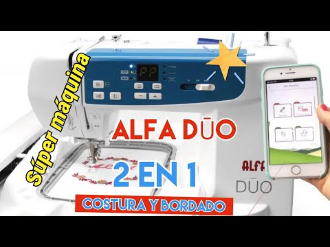 Con Esta Super Máquina Puedes Coser Y Bordar | ALFA DŪO