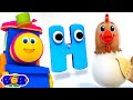 Letter H Song H For Hen Learn ABC Nursery Rhyme Cartoon By Bob The Train