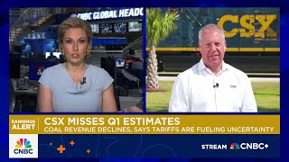 CSX CEO Joe Hinrichs on earnings: We have work to do but demand is steady