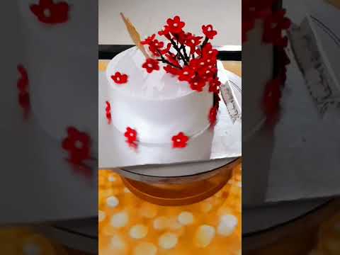 Anniversary cake design ❤️ #cake #viral #shorts