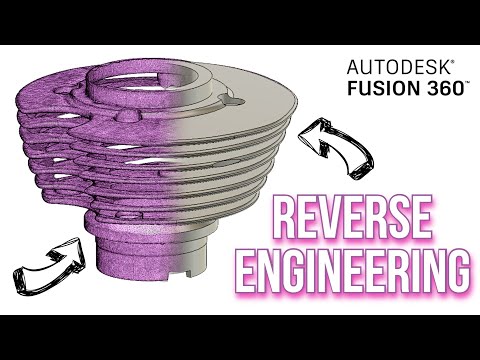 Corso Fusion 360 - Lezione 12 - REVERSE ENGINEERING - Come ricostruire modelli 3D - Mesh Section