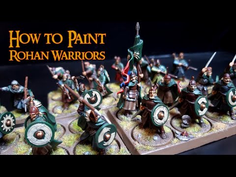 How to Paint: Rohan Warriors - Middle-Earth Strategy Battle Game (The Lord of the Rings)