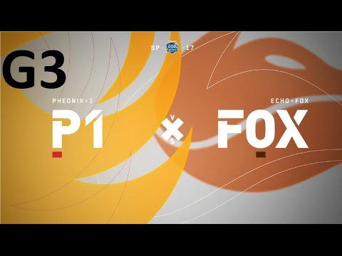 P1 vs FOX Game 3 Highlights - 2017 NALCS SPRING SPLIT - WEEK 7 DAY 2