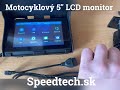 Monitor na motocykel - 5" / Apple CarPlay / Android auto / Bluetooth / WIFI / mini USB / micro SD - Video Youtube