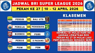 Download lagu IT'S STARTED! Liga 1 2025 Schedule, Week 27 - Persib vs Bali United - Borneo vs PSBS Liga 1 Indon... mp3 Download lagu IT'S STARTED! Liga 1 2025 Schedule, Week 27 - Persib vs Bali United - Borneo vs PSBS Liga 1 Indon... mp3