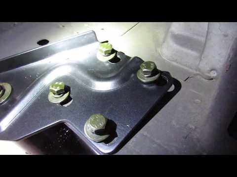 Ford super duty nerf bar (step bar) install