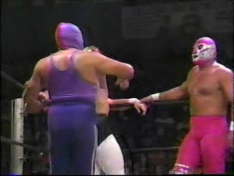 Canek/Villano III/Mil Mascaras vs. Bufalo Allen & The Can-Am Express