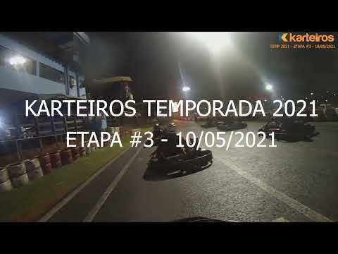 Karteiros Kart 2021 - Categoria Rookie Etapa #3 - Kartodromo Granja. On Board Edgar Bonduki