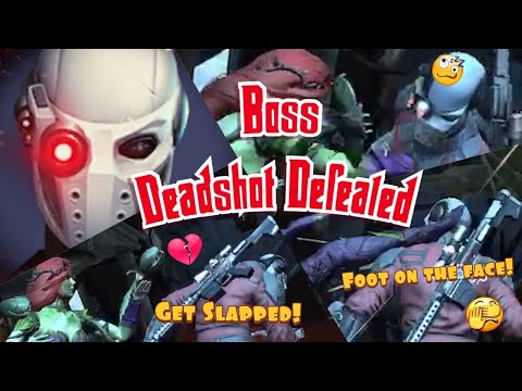 Boss Fight! Defeating DeadShot in Heroic Mode! - Injustice 2