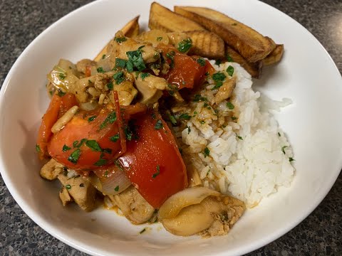 Pollo Saltado (Peruvian Chicken Stir-fry) - Vegan version included