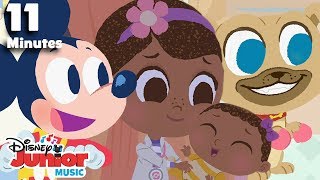 Nursery Rhymes Compilation! | 🎼  Disney Junior Music Nursery Rhymes | Disney Junior