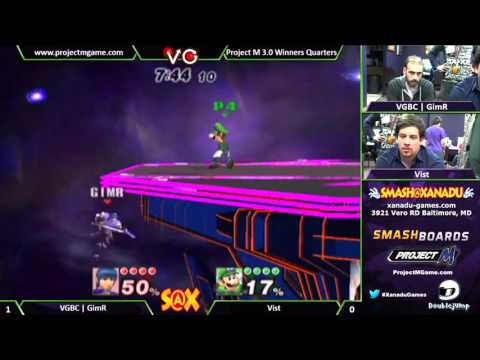 Xanadu 12/10/13 - Gimr (Marth) vs. Vist (Roy/Luigi)