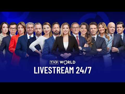 Capture d'écran du flux en direct de la chaîne de télévision TVP WORLD