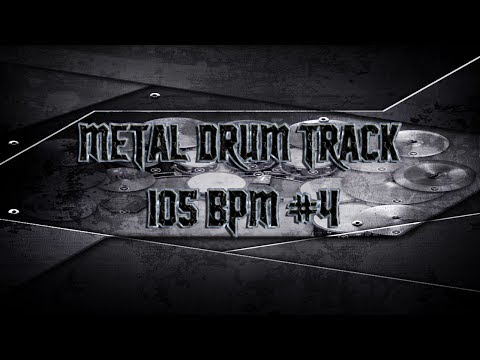 Groovy Metal Drum Track 105 BPM | Preset 2.0 (HQ,HD)