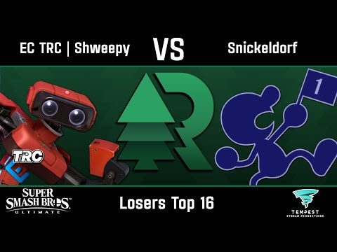 EC TRC | Shweepy (ROB) vs Snickeldorf (Game & Watch) - Ultimate Losers Top 16 - Evergreen Rising #11