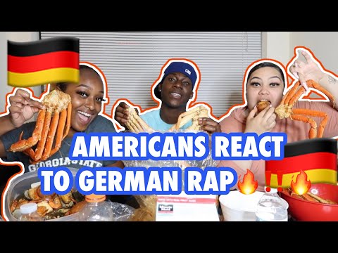 AMERICAN'S REACT GERMAN RAP!! GZUZ - "Was Hast Du Gedacht" (MUKBANG) **FUNNY**