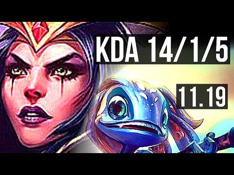 LEBLANC vs FIZZ (MID) | 14/1/5, 400+ games, 1.0M mastery, Godlike | BR Diamond | v11.19