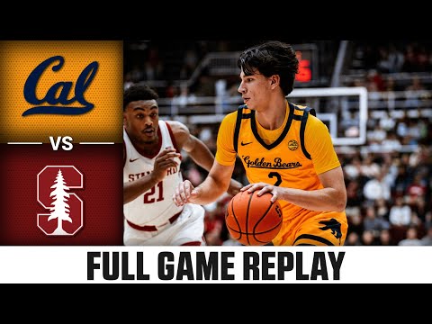 Cal vs. Stanford Full Game Replay | 2024-25 ACC Men's Basketball