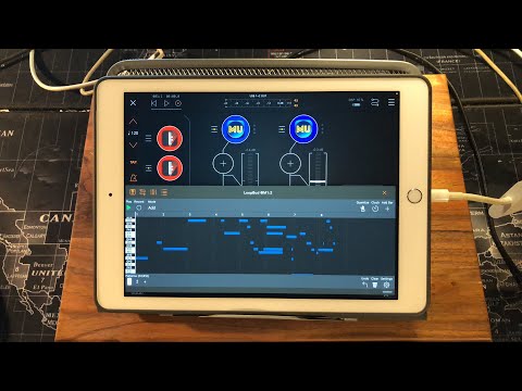 LoopBud - AUv3 Midi Recorder - Record, Loop & Jam With MIDI - Tutorial for the iPad - Live