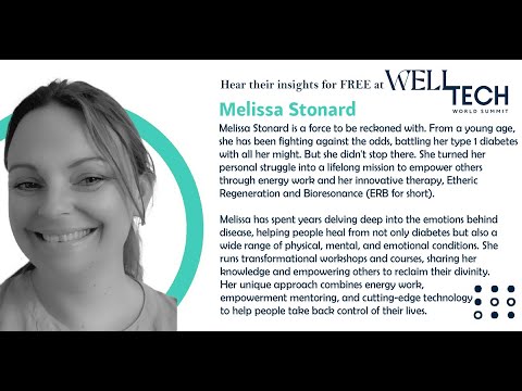 Melissa Stonard at the WellTech World Summit - ERB Healing