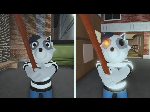 ROBLOX PIGGY NON INFECTED RASH VS PIGGY INFECTERD RASH JUMPSCARE