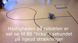 preview picture of video 'Linjefølger - Robotteknologi HTX Skanderborg'