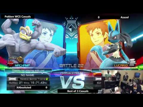 WCS 2017 Pokken Casuals - Azazel (Machamp) vs. XAbsoluted (Lucario)