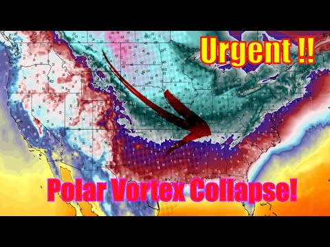 Urgent! Polar Vortex Collapse! More Ice Storms & Feet Of Snow Coming! - The WeatherMan Plus