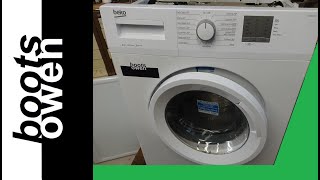 How to clean coin basket and pump filter on Beko a washing machine.