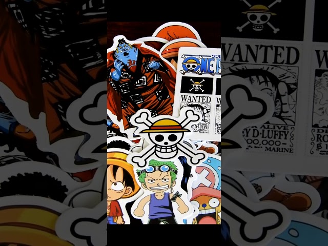 Vídeo relacionado con One Piece Pegatinas 100 Unidades Vinilo Dibujos Animados Luffy Pegatinas para Portátil, Botellas de Agua Monopatín, Bicicleta, Computadora, Snowboard, Equipaje, Coche, Impermeable Lindo Anime