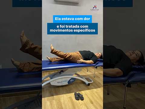 Tirando dores na lombar sem medicação #fisioterapia #herniadedisco #dorciatica