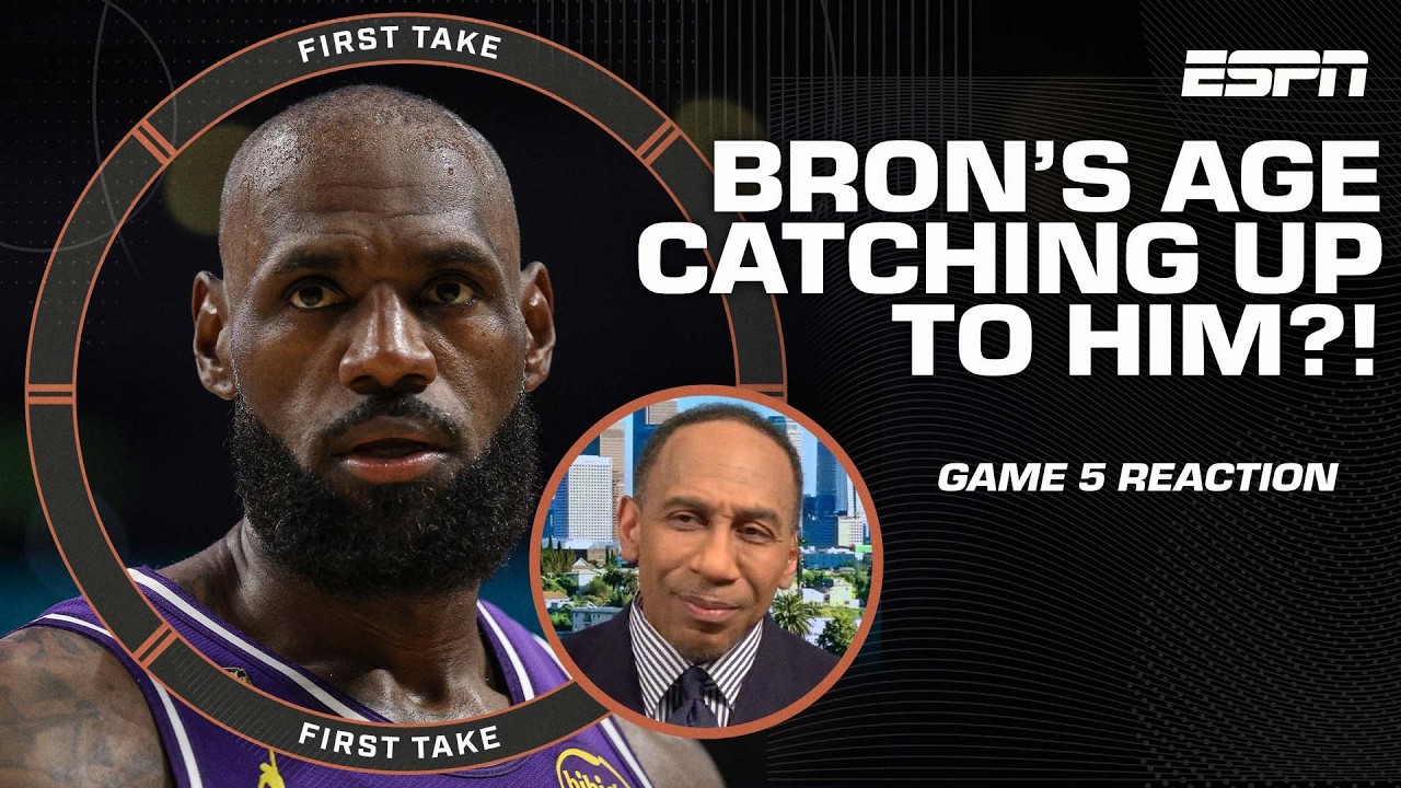 ‘LEBRON LOOKED OLD!’ - Stephen A. reacts to the Lakers’ Game 5 loss to the Rockets | First Take