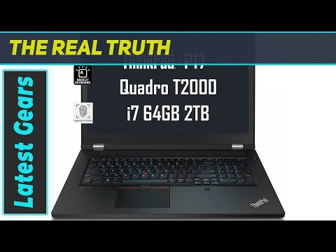Lenovo ThinkPad P17 17.3" FHD IPS (Intel 6-Core i7-10750H, 64GB RAM, 2TB PCIe SSD, Quadro T2000 4GB