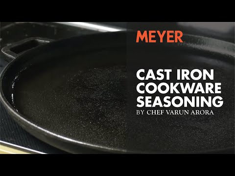 Round pots and pans meyer 24cm cast iron kadai