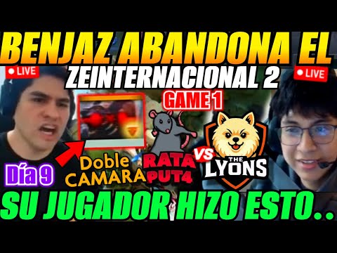 😲BENJAZ leaves ZEINTERNACIONAL 2 for this reason.. DAY 9😲Team BENJAZ vs Team PAKAZS Game 1