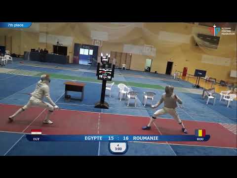 Black Sea Cup 2019, Team 7th place Romania - Egypt