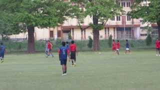 preview picture of video 'Alumni Football Match at Oval Ground, BESU, Shibpur'