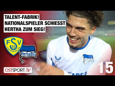 TALENT FACTORY! National player scores the winning goal for Hertha: Luckenwalde - BSC | Regionall...