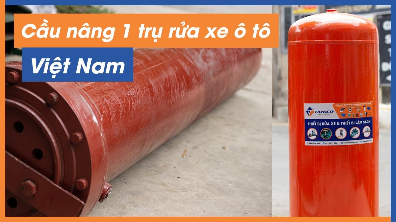 Bình chứa nhớt cầu nâng 1 trụ rửa xe Việt Nam 23