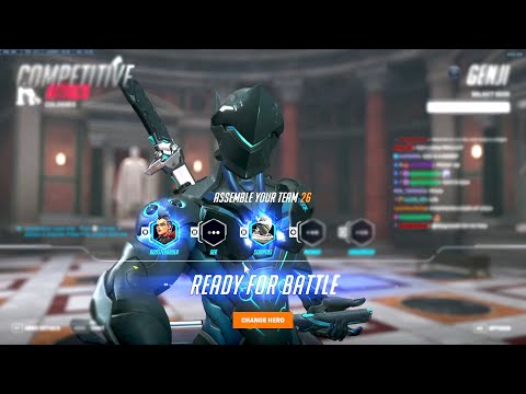 WHAT TOP 500 GENJI LOOKS LIKE - NECROS! [ OVERWATCH 2 SEASON 6 TOP 500 ]