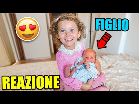 LA REAZIONE di MIA FIGLIA a MIO FIGLIO ENEA!! - (si incontrano per la prima volta)
