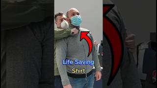 Knife-Proof Shirt: Life-Saving Protection Against Knife Attacks! 👕 #shorts #shortsviral #shortsfeed