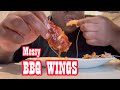 MESSY BBQ WINGS ASMR