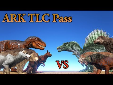 ARK Battles with all updated Creatures (ONLY TLC 1) - ARK TLC PASS || Cantex